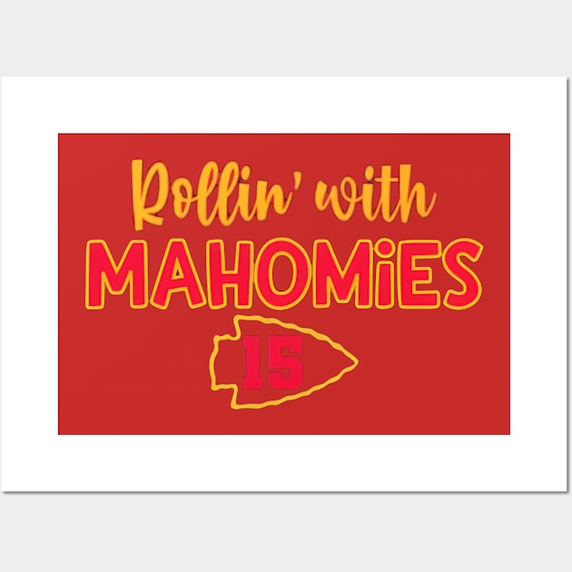 Rollin' with Patrick Mahomes Wall Art by InsideYourHeart